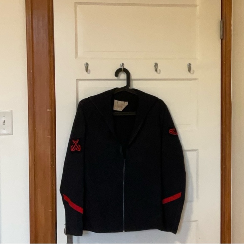 Authentic vintage jacket/pea coat from the French Navy 1970s